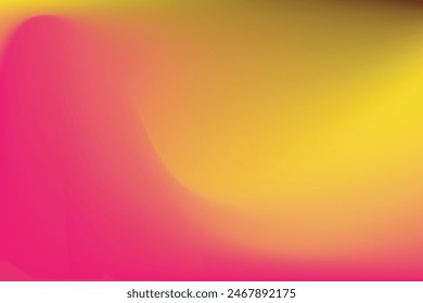 Rose, and yellow color combination gradient background design. Rose, and yellow color dynamic type of gradient background.