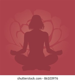 Rose yoga meditation