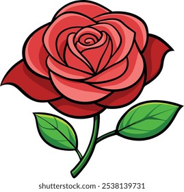 ROSE-02 vector art silhouette, eps file format