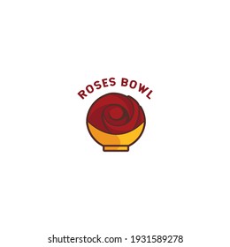 Rosebowl | Dual meaning logo combination of food and other goods