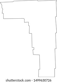 rosebud County map in montana state