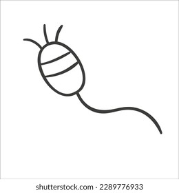 Rosship-Beeren. handgezeichnete Vektorgrafik