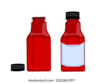 Roselle Juice bottle in hand.