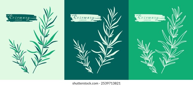 Rosemary, herb, fresh, parsley, greenery, bunch, summer, food, nature, grass, leaf, green, menu, plant, healthy, natural, organic, meal, ingredient, spice, branch, herbal, dill, twig, raw,  EPS 10