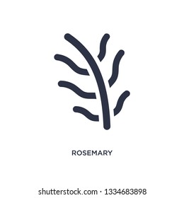 rosemary icon. Simple element illustration from nature concept. rosemary editable symbol design on white background. Can be use for web and mobile.