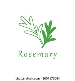 Vorlage für Vektorgrafik-Rosmarin