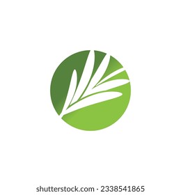 Rosemary  logo vector illustration template business element and symbol design