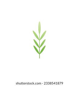 Rosemary  logo vector illustration template business element and symbol design