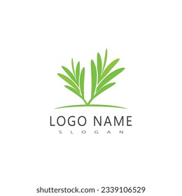 Rosemary  logo vector illustration template business element and symbol design