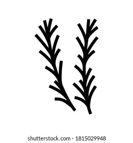 rosemary spice aromatherapy color icon vector. rosemary spice aromatherapy sign. isolated symbol illustration