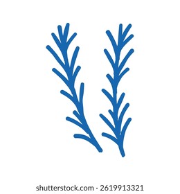rosemary spice aromatherapy doodle icon sketch vector. rosemary spice aromatherapy sign. isolated symbol illustration