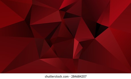 Roses abstract geometric  low poly background vector