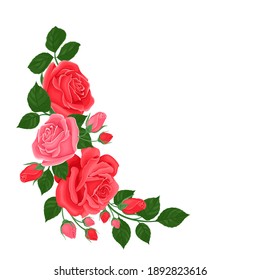 13,171 Rose Corner Borders Images, Stock Photos & Vectors | Shutterstock