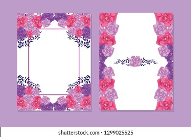 roses arrangement for card