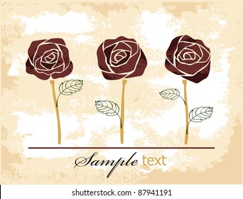 roses background