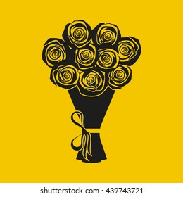 Roses Bouquet Icon