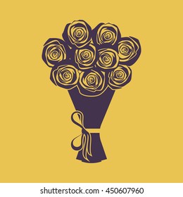 Roses Bouquet Icon