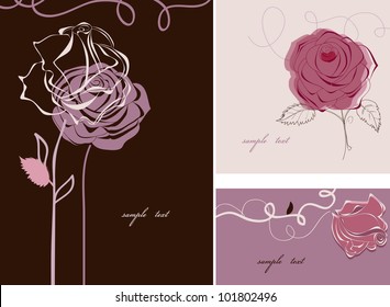 Roses cards collection