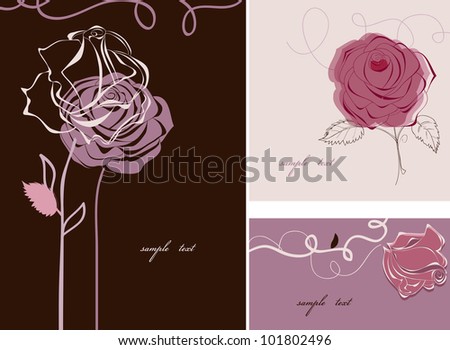 Roses cards collection