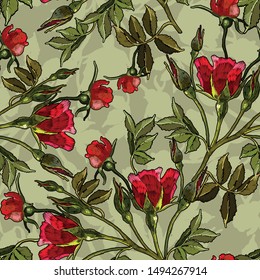 Roses to donate to loved ones. Fashionable design of beautiful flowers as a gift. Printing on fabrics, t-shirts, covers.