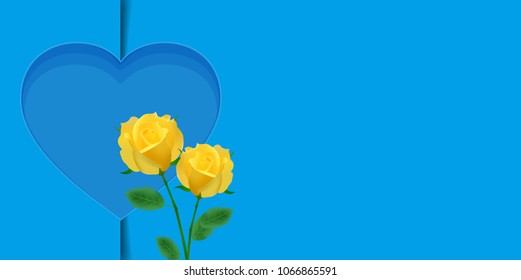 Roses Father's Day Flower background