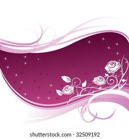 roses floral background