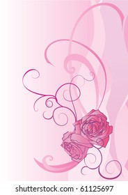 roses floral background