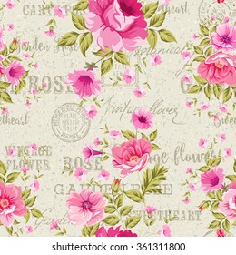 Roses, floral wallpaper