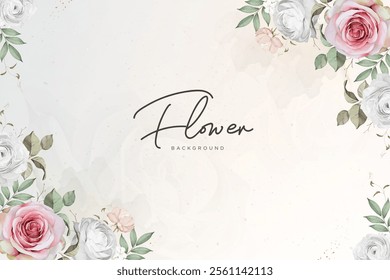 roses flower background decoration design