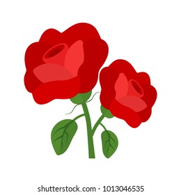 Roses , flowers, grave icon