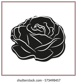 roses, flowers, icon, vector illustration eps10