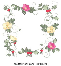 Roses frame