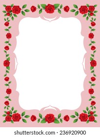 89,505 Red rose border Images, Stock Photos & Vectors | Shutterstock