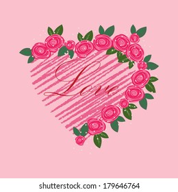 Roses and heart