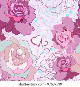 Roses and heart