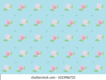 Roses and Hearts Wallpaper Welcome to the day of love (Valentine's Day) or every day