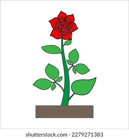 vector de plantilla de diseño de iconos de rosas