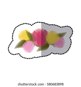 roses icon stock image, vector illustration design