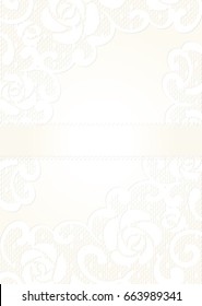 Roses lace and silky background