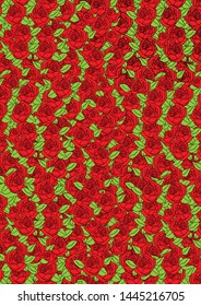 Roses Motive is Background pattern for textile or anything 