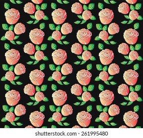 Roses pattern
