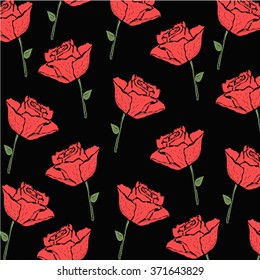 roses pattern