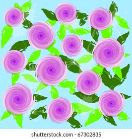 roses pattern