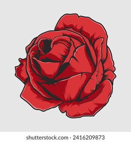 ilustraciones vectoriales rojas aisladas
