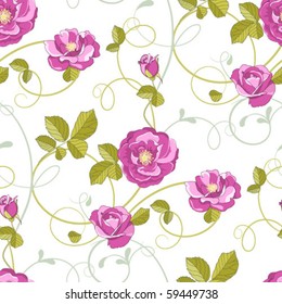 roses seamless background