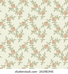 Roses Seamless Pattern