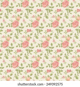 Roses seamless wallpaper