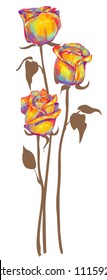 roses set