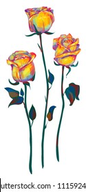 roses set