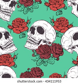 Roses And Skulls